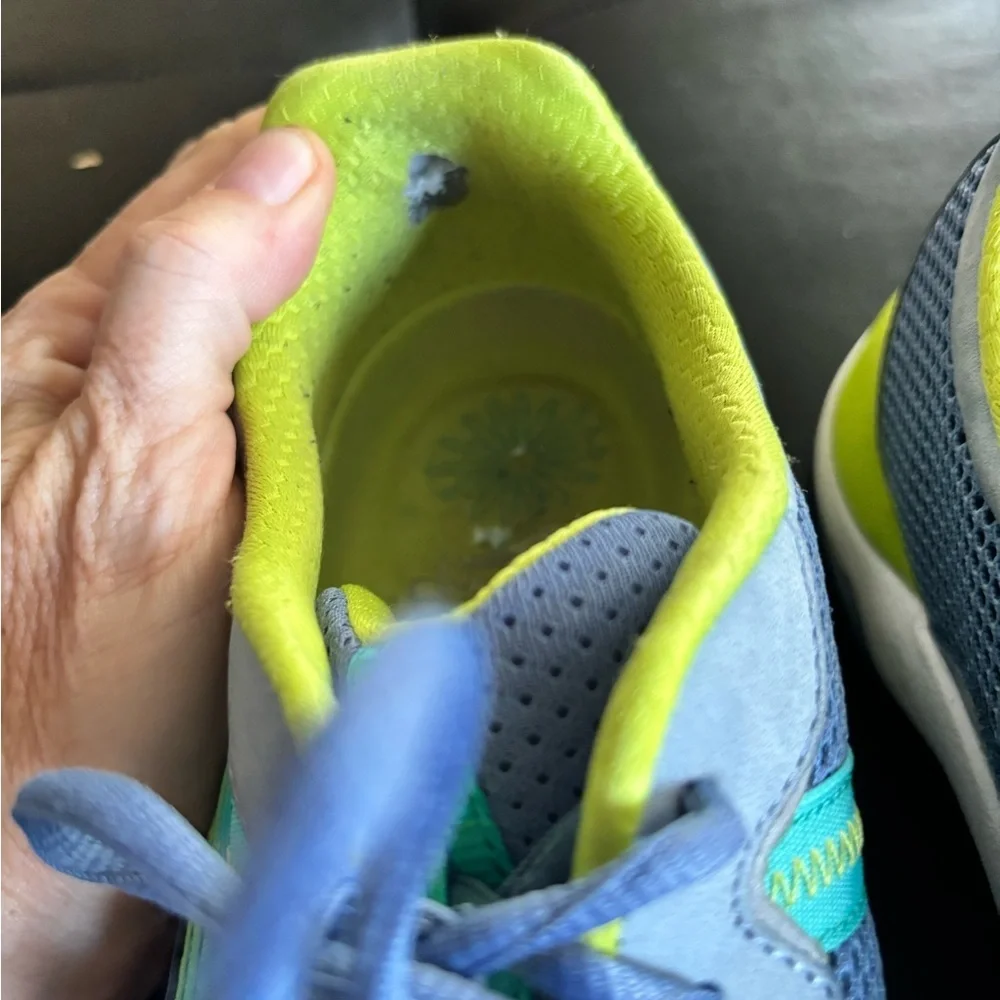 Dansko Athletic Shoes Blue and Green Breathable Mesh